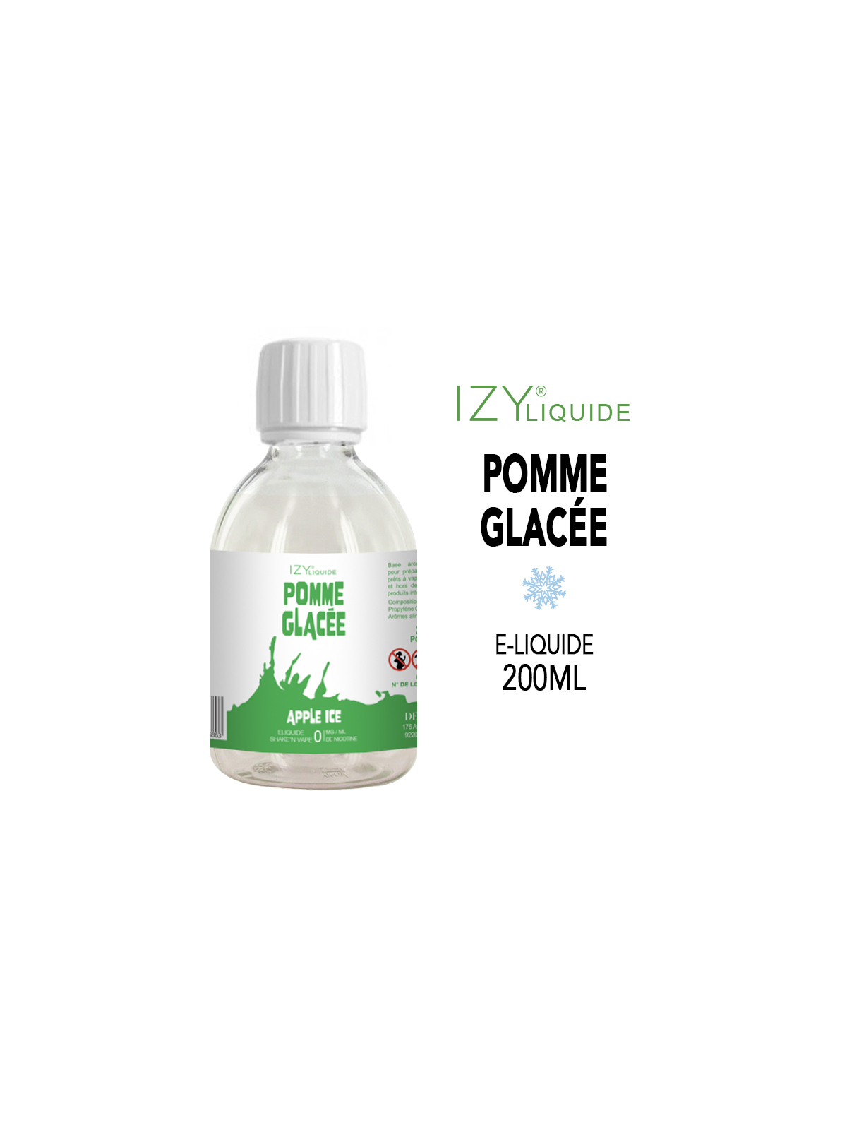 POMME GLACÉE 200ml IZY LIQUIDE