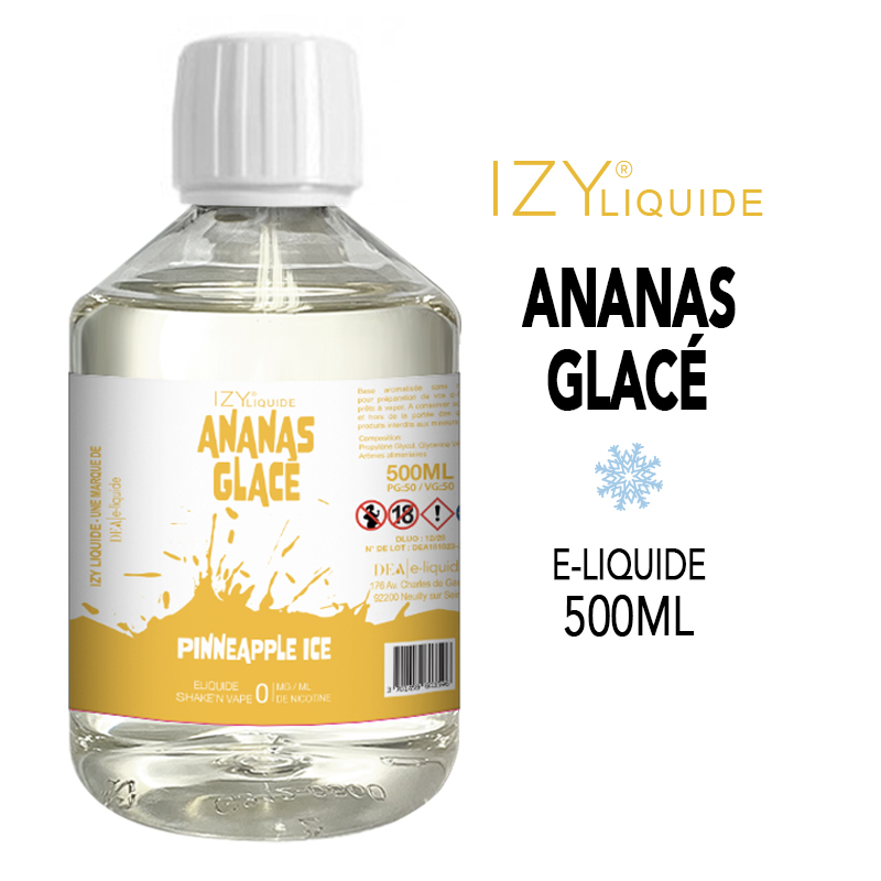 ANANAS GLACÉ 500ml IZY LIQUIDE
