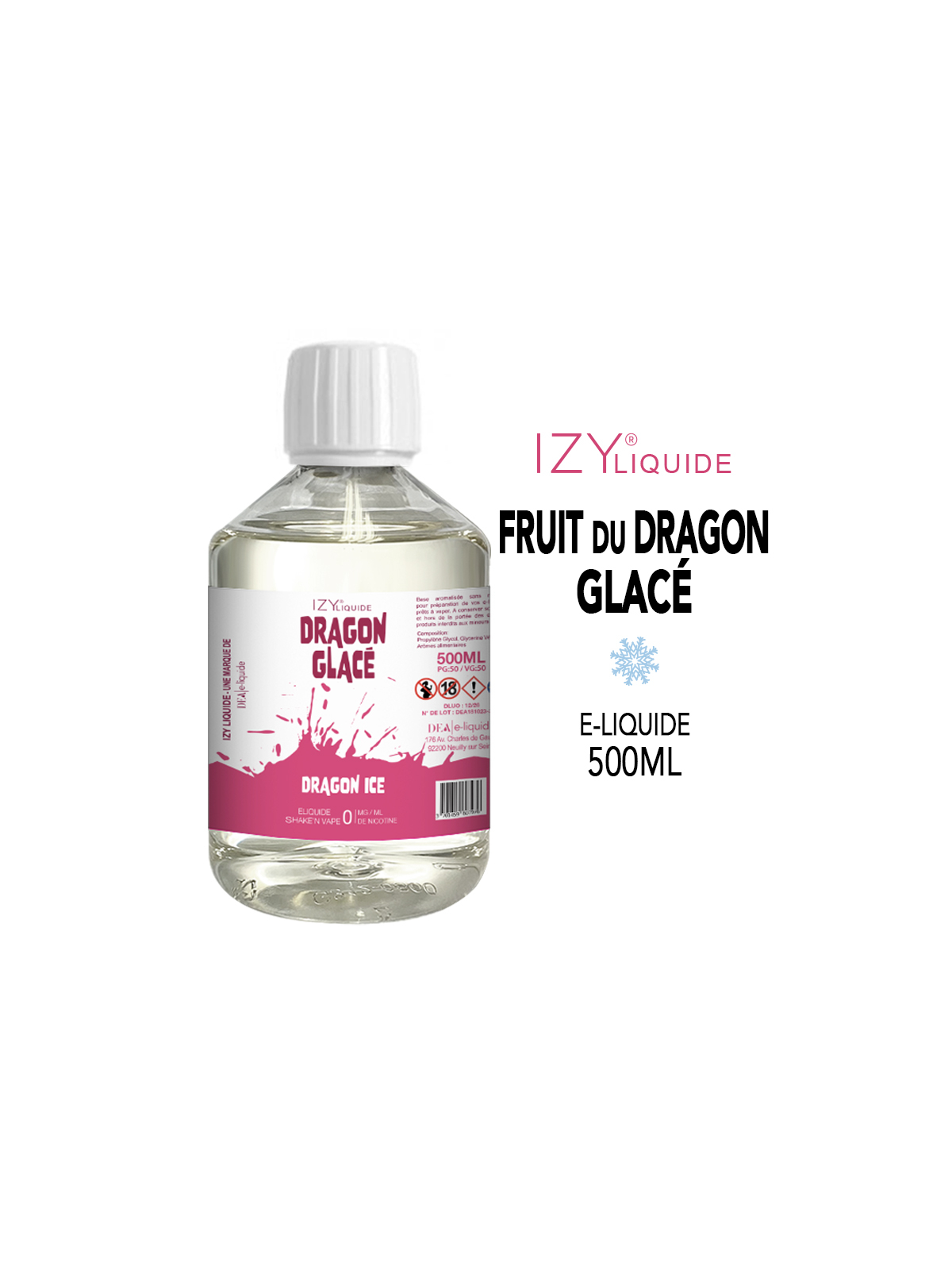 DRAGON GLACÉ 500ml IZY LIQUIDE