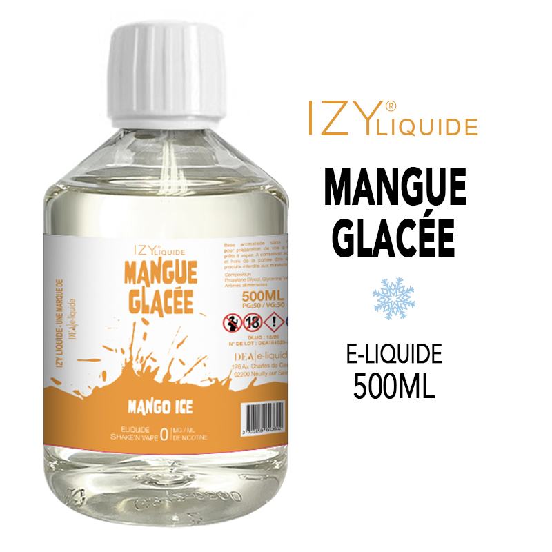 MANGUE GLACÉE 500ml IZY LIQUIDE