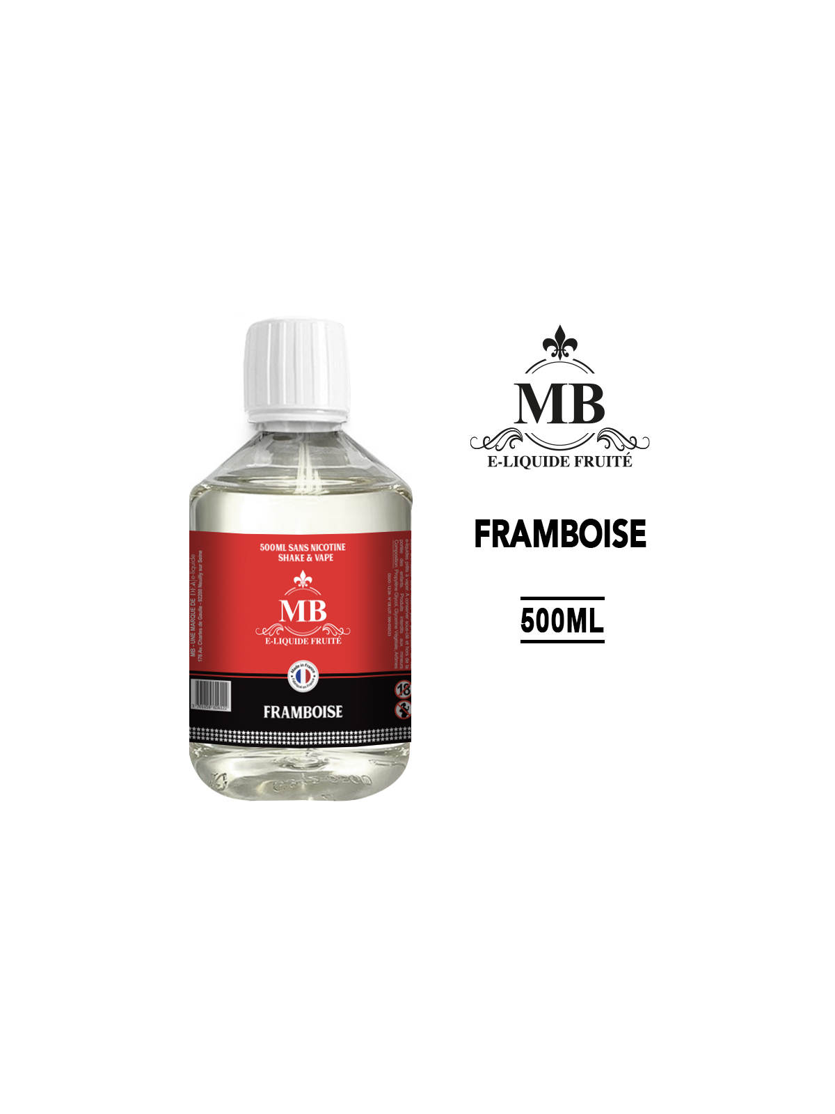 FRAMBOISE E-liquide 500ml MB