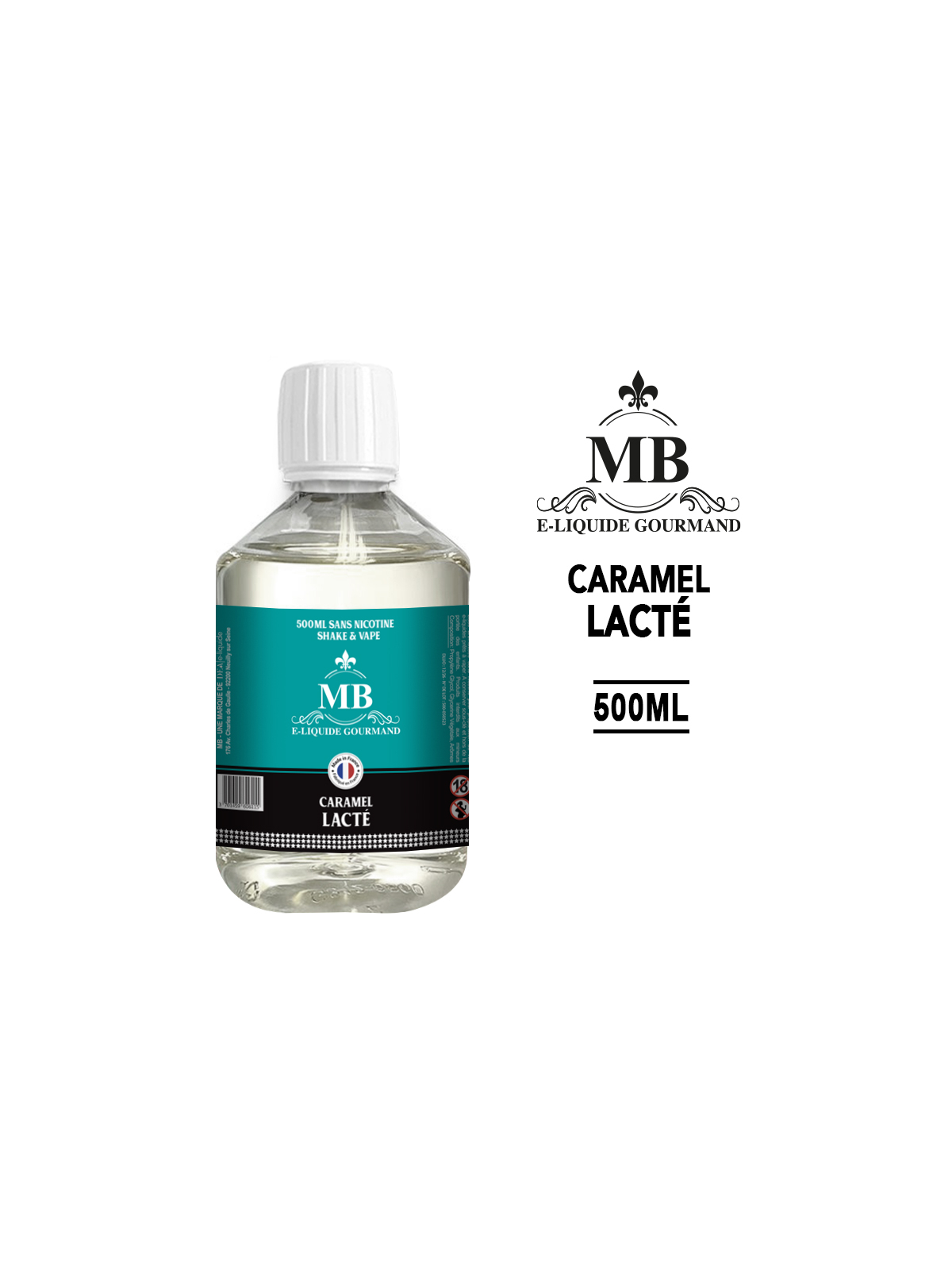 CARAMEL LACTÉ E-liquide 500ml MB