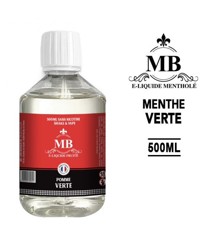 MENTHE VERTE E-liquide 500ml MB