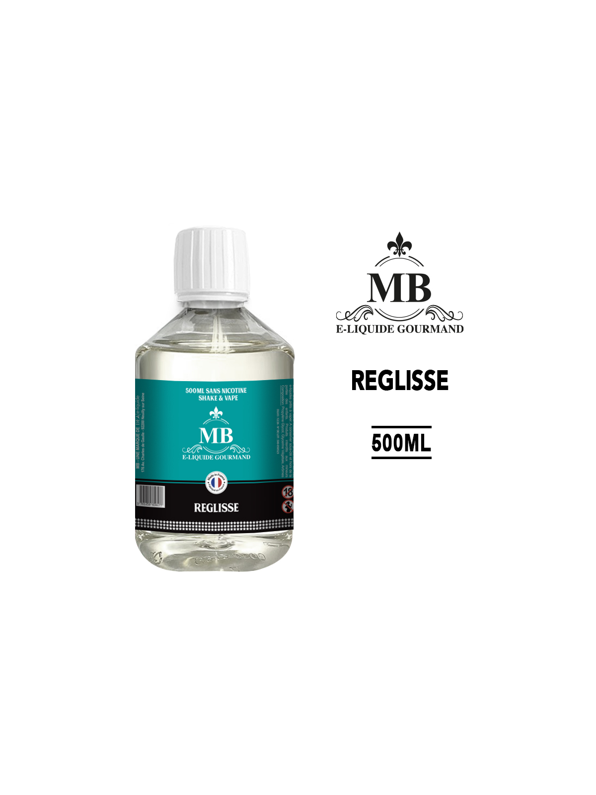 RÉGLISSE E-liquide 500ml MB