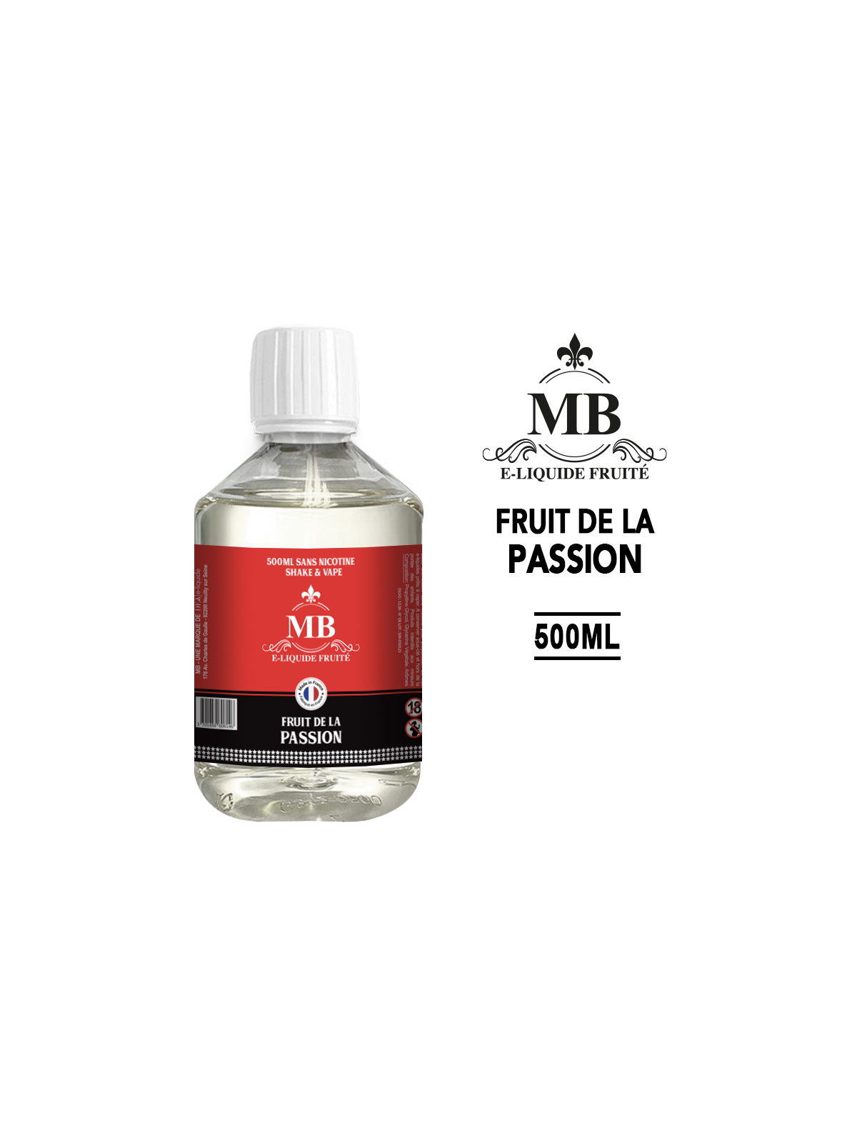 FRUIT DE LA PASSION E-liquide 500ml MB