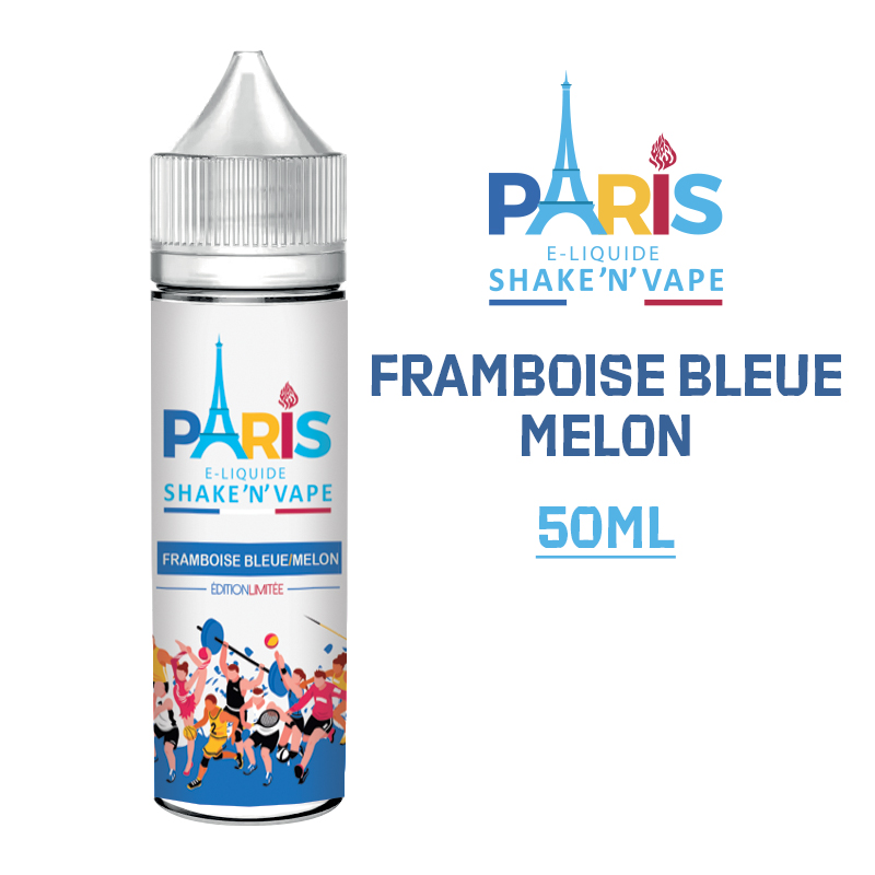 FRAMBOISE BLEUE MELON 50 ml E-liquide PARIS