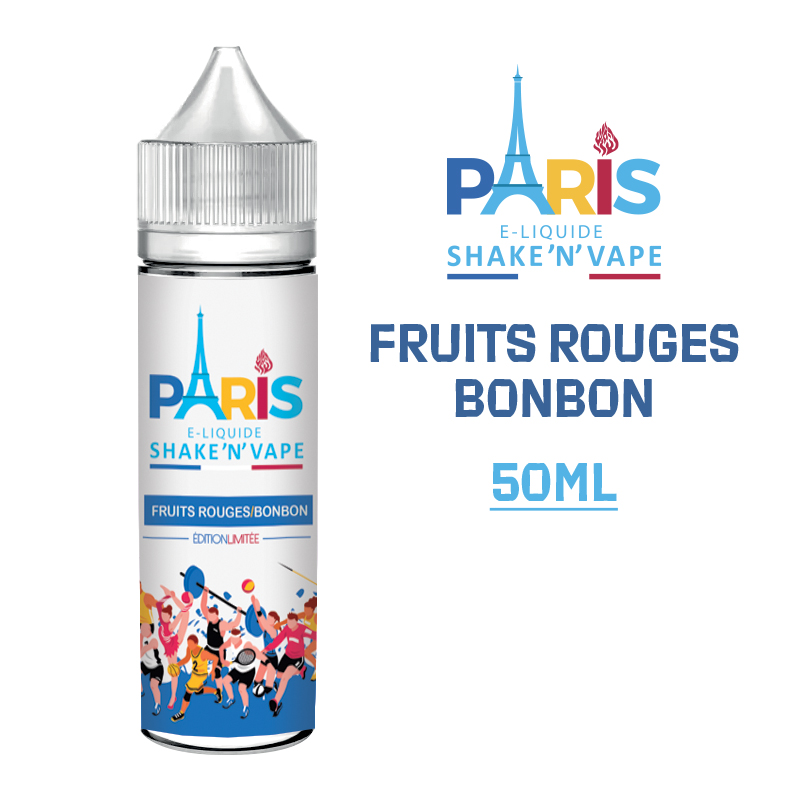 FRUITS ROUGES BONBON 50 ml E-liquide PARIS
