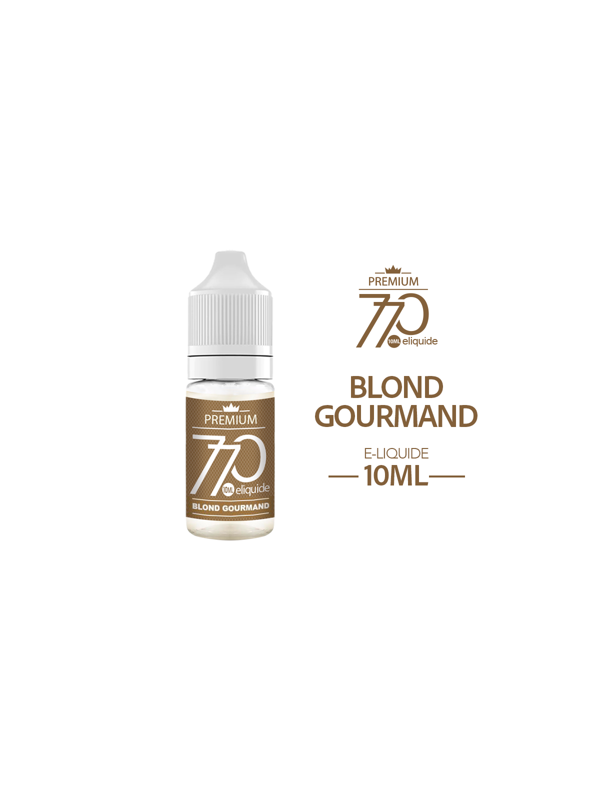 E-Liquide Tabac Blond Gourmand 770 Premium 10ml