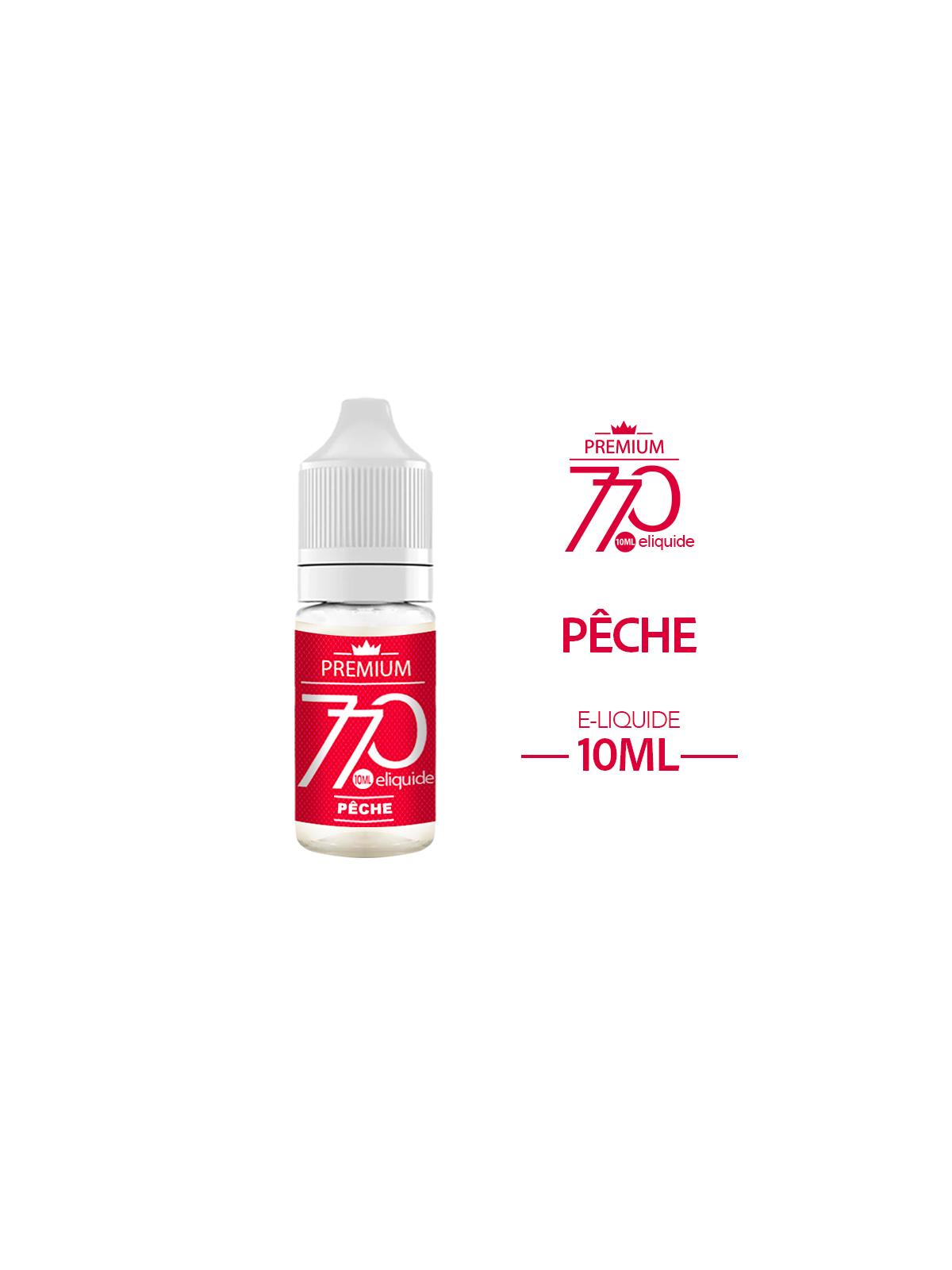 E-Liquide Saveur Pêche 770 Premium 10ml