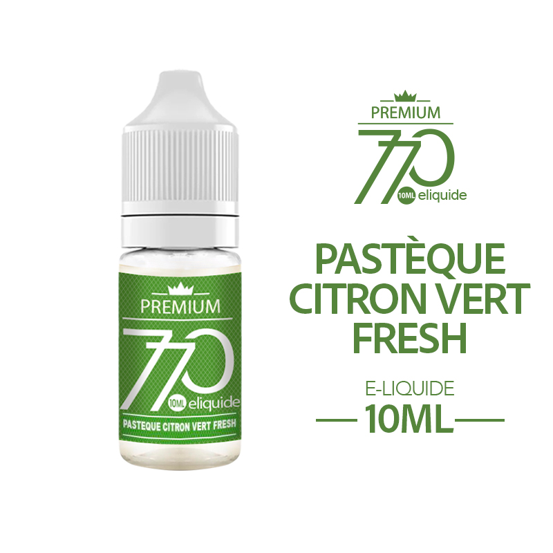 E-Liquide Pasteque Citron vert Fresh 770 Premium 10ml