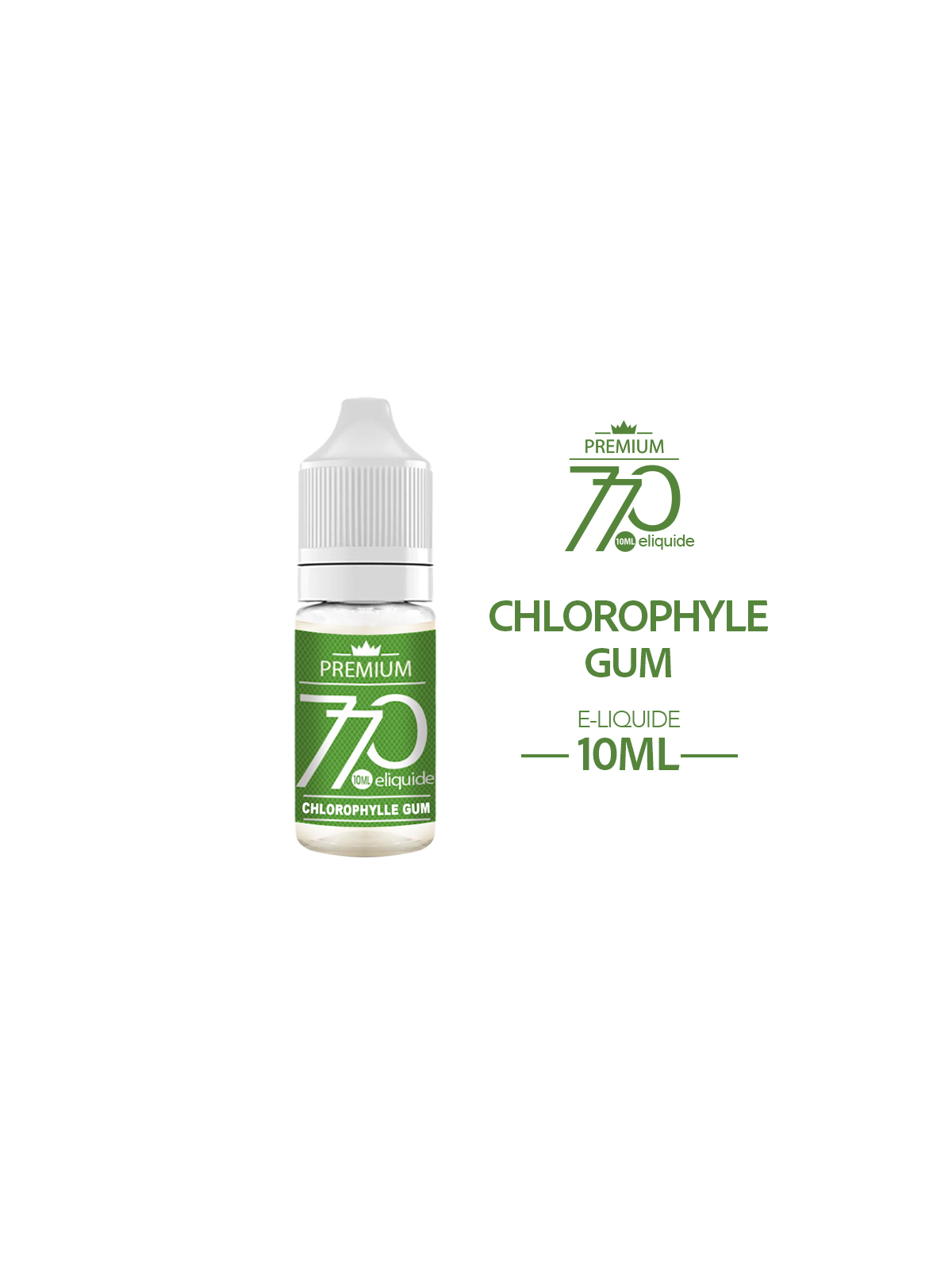 E-Liquide Chlorophylle Gum 770 Premium 10ml