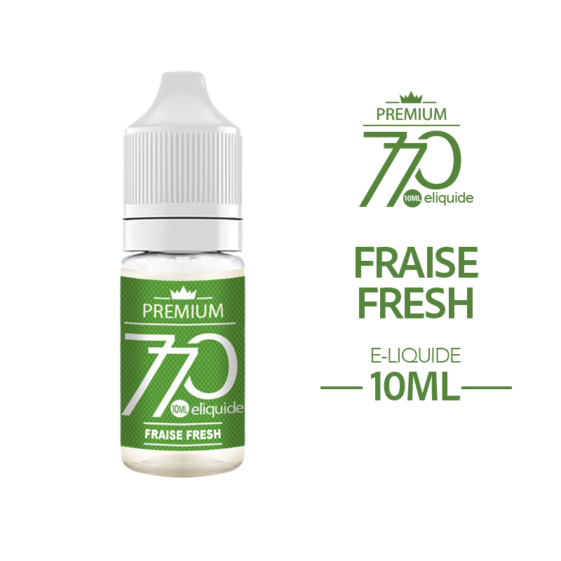 E-Liquide Fraise Fresh 770 Premium 10ml