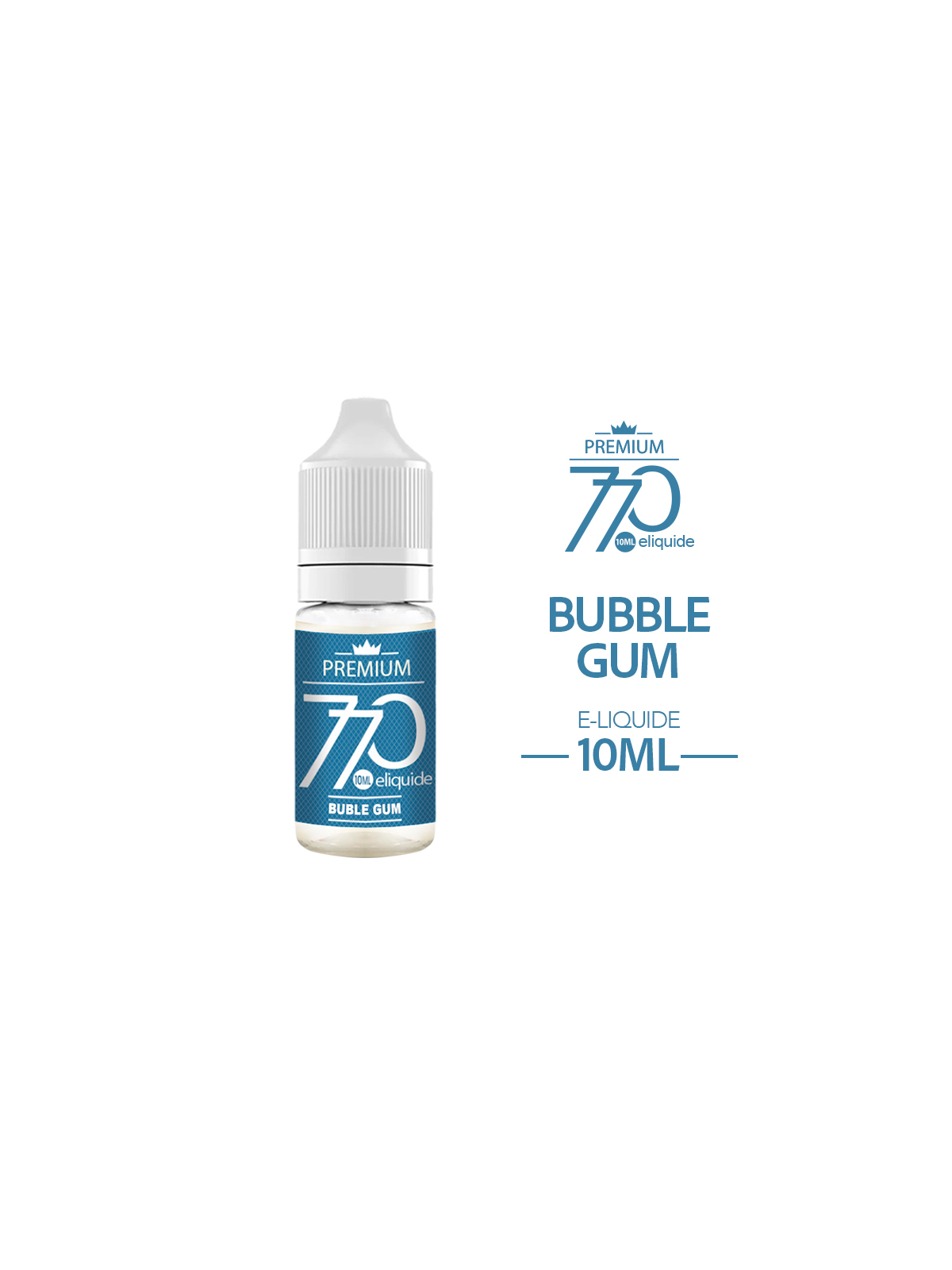 E-Liquide BUBBLE GUM 770 Premium 10ml