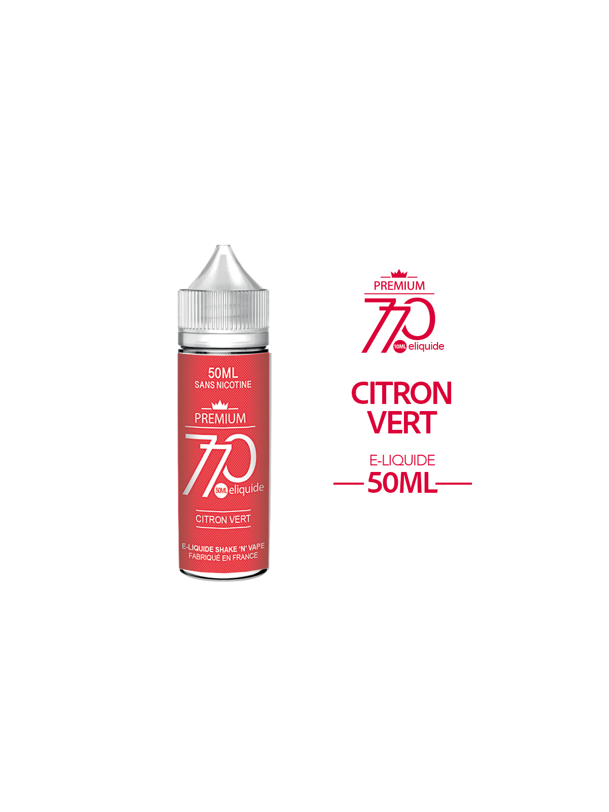 E-Liquide CITRON VERT 50 ml 770 Premium