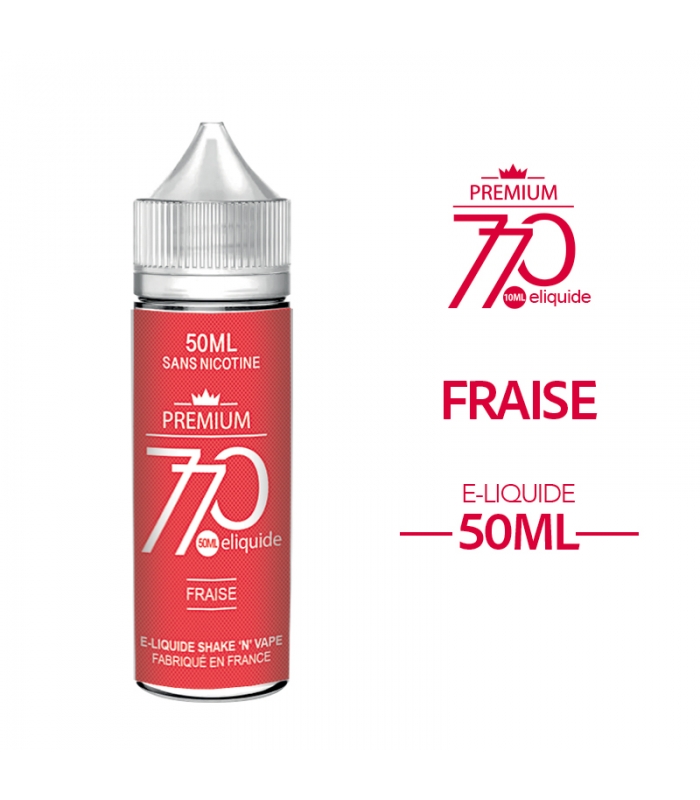 E-Liquide FRAISE 50 ml 770 Premium