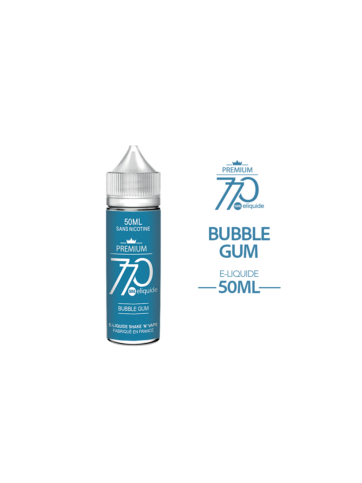 E-Liquide BUBBLE GUM 50 ml 770 Premium
