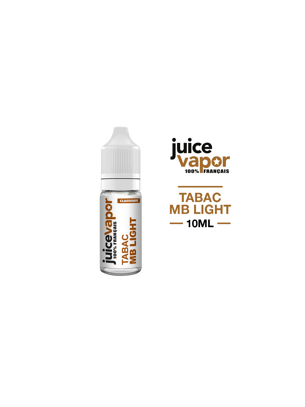 E liquide TABAC MB-LIGHT 10 ml JUICE VAPOR