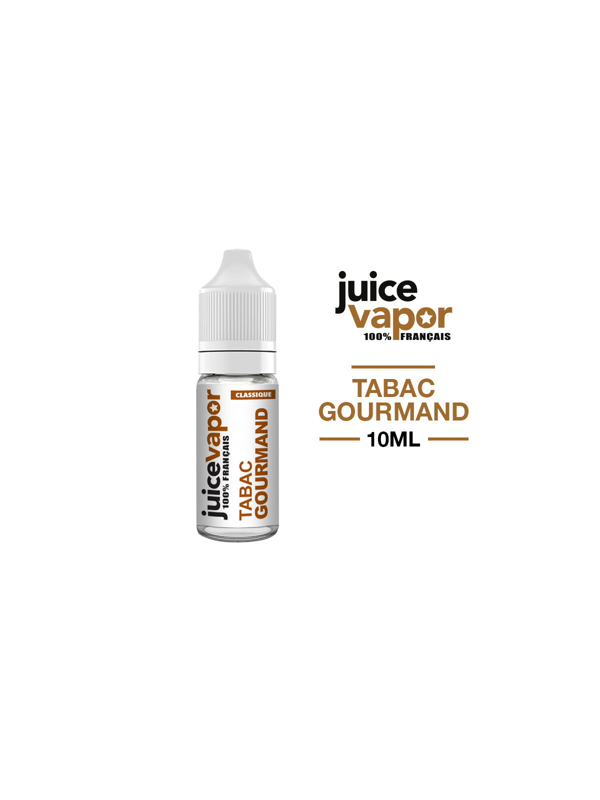 E-LIQUIDE TABAC GOURMAND 10 ml JUICE VAPOR