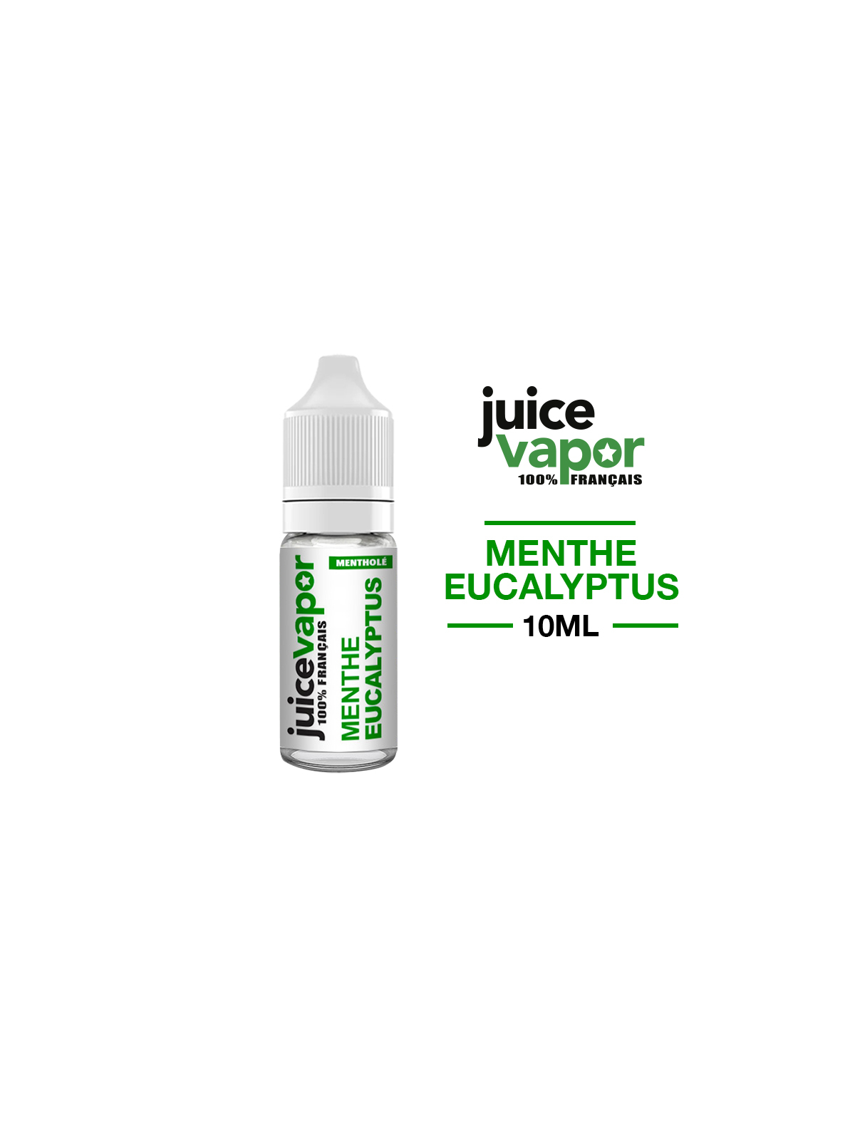 E-LIQUIDE MENTHE EUCALYPTUS 10 ml JUICE VAPOR