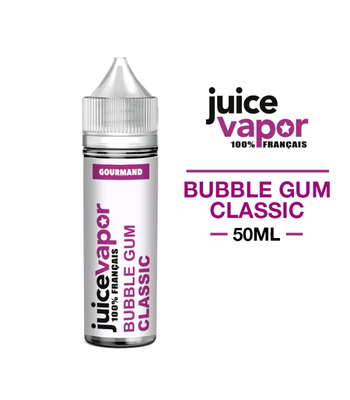 E liquide BUBBLE GUM CLASSIC 50 ml JUICE VAPOR