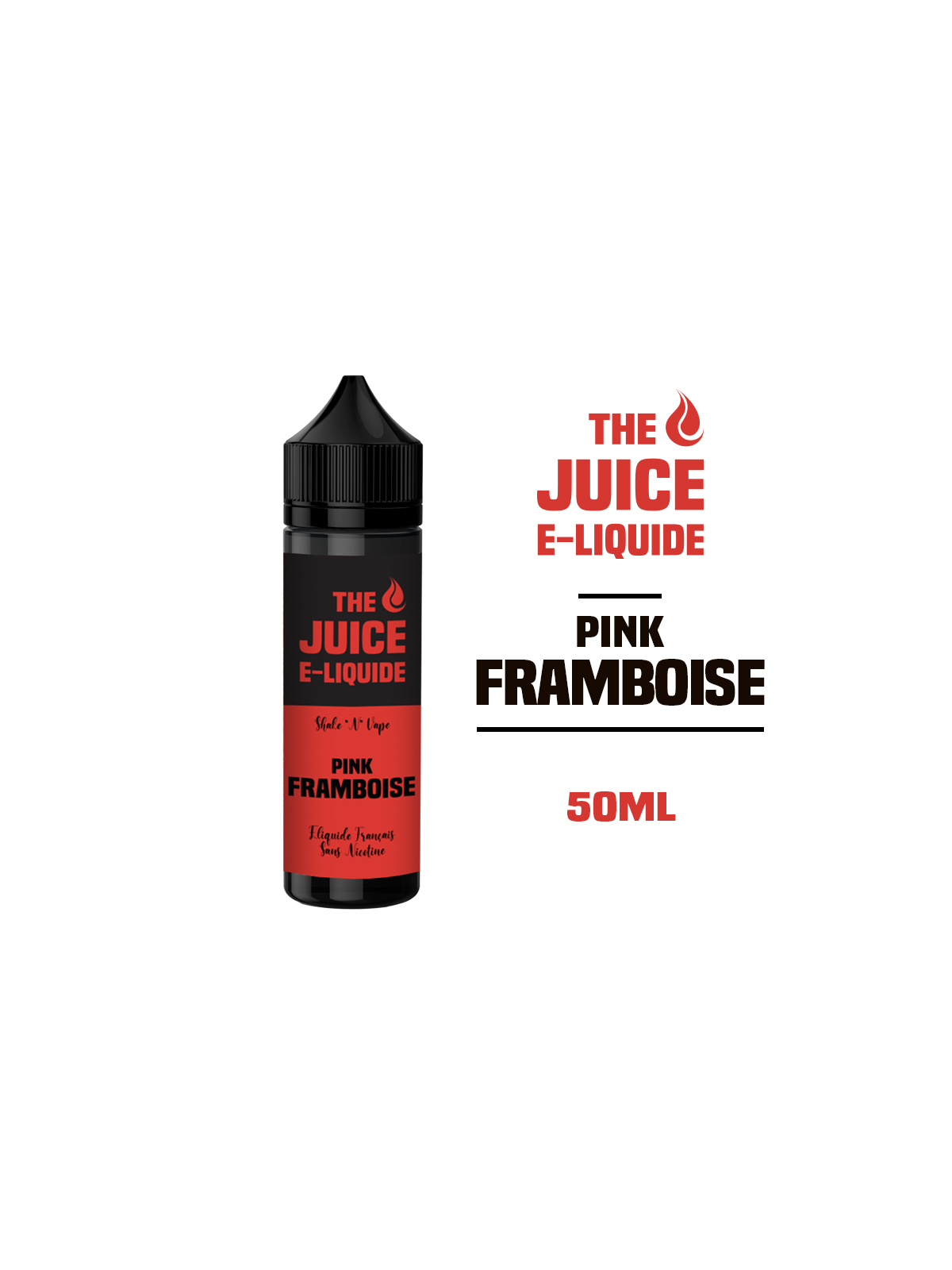E-Liquide PINK FRAMBOISE 50 ML THE JUICE