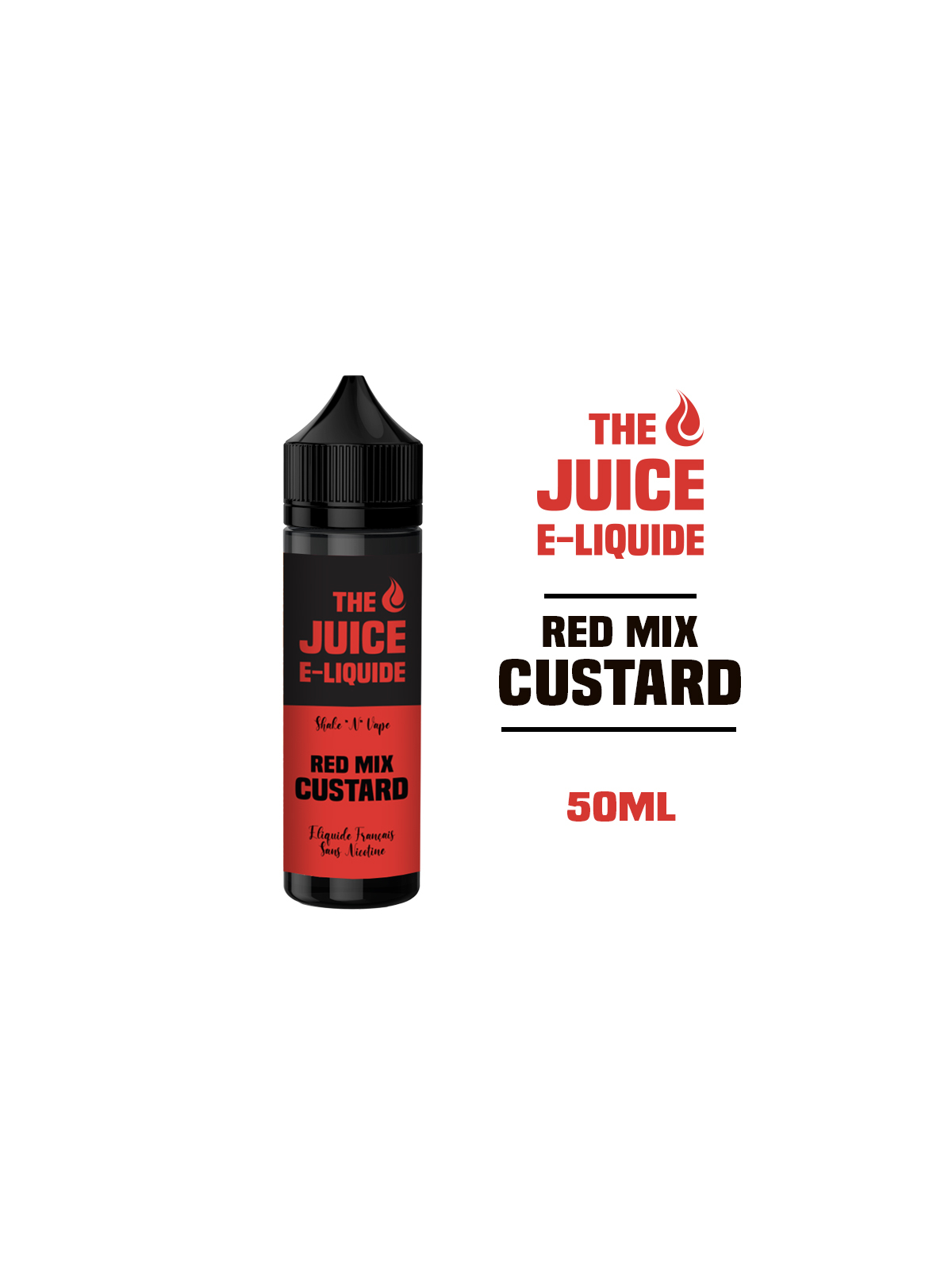 E-Liquide RED MIX CUSTARD 50 ML THE JUICE