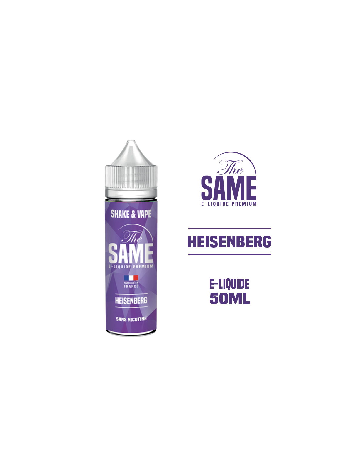 E liquide HEISENBERG  50 ml THE SAME