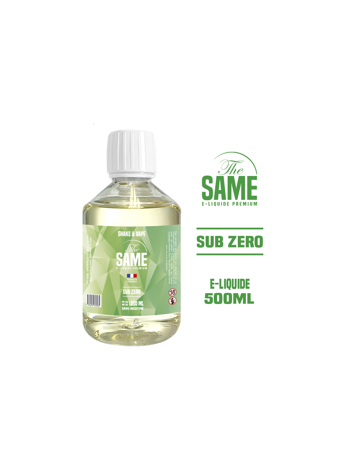 SUB ZERO 500ml E-liquide THE SAME