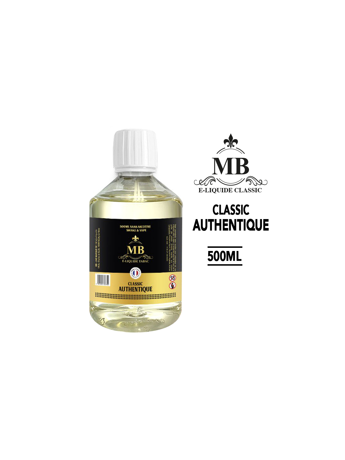 CLASSIC AUTHENTIQUE E-liquide 500ml MB