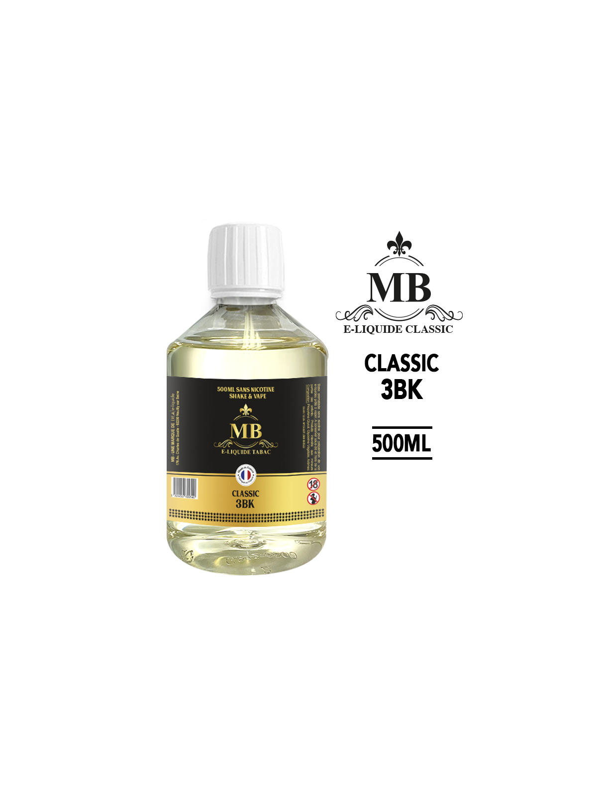 3BK E-liquide 500ml MB