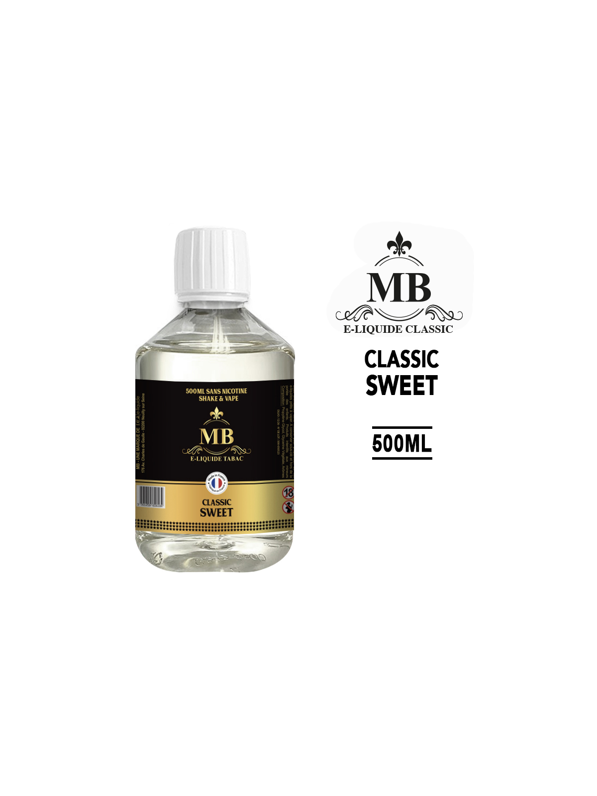 CLASSIC SWEET E-liquide 500ml MB