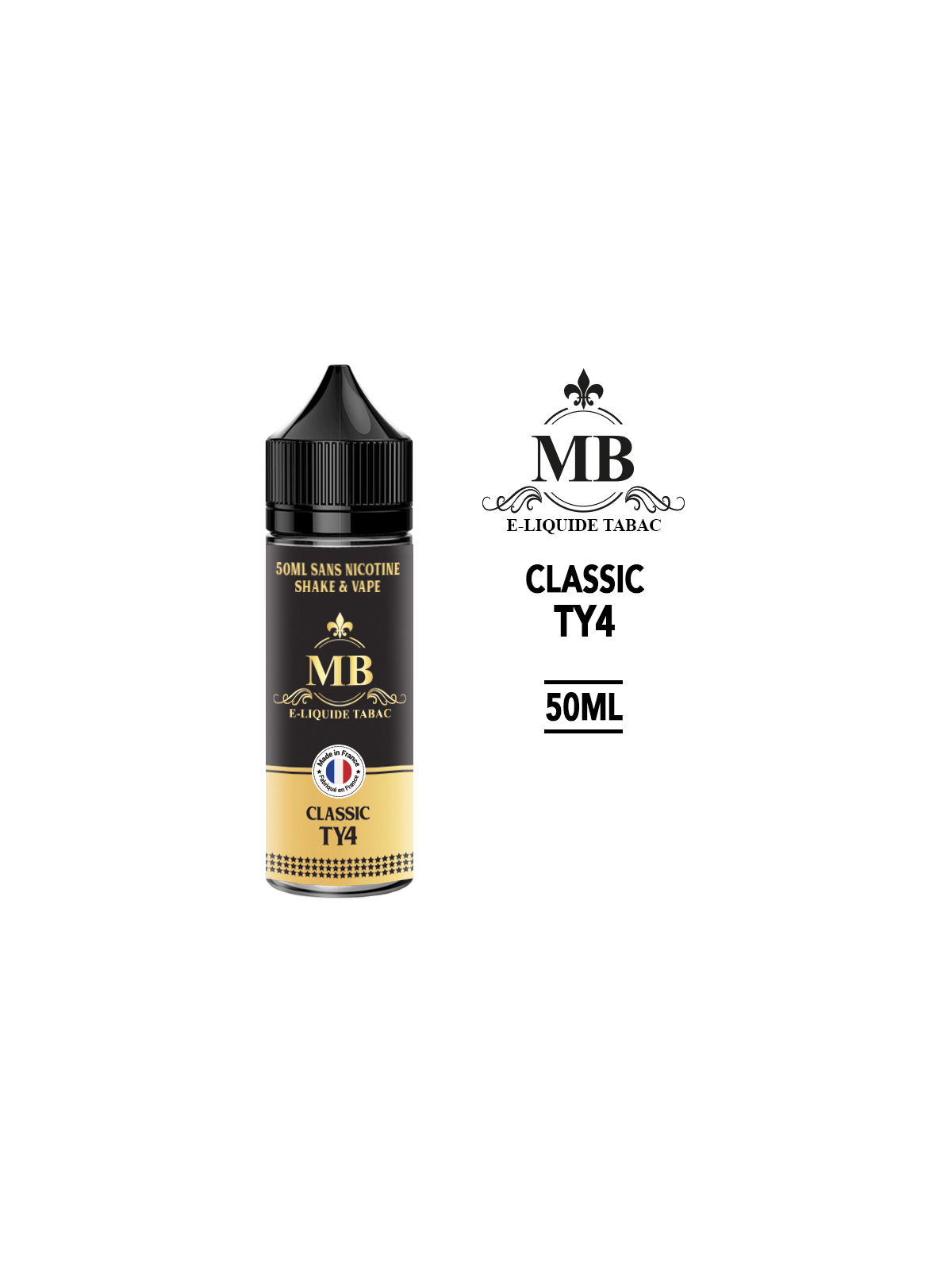 E-Liquide TABAC CLASSIC TY4 50 ml MB