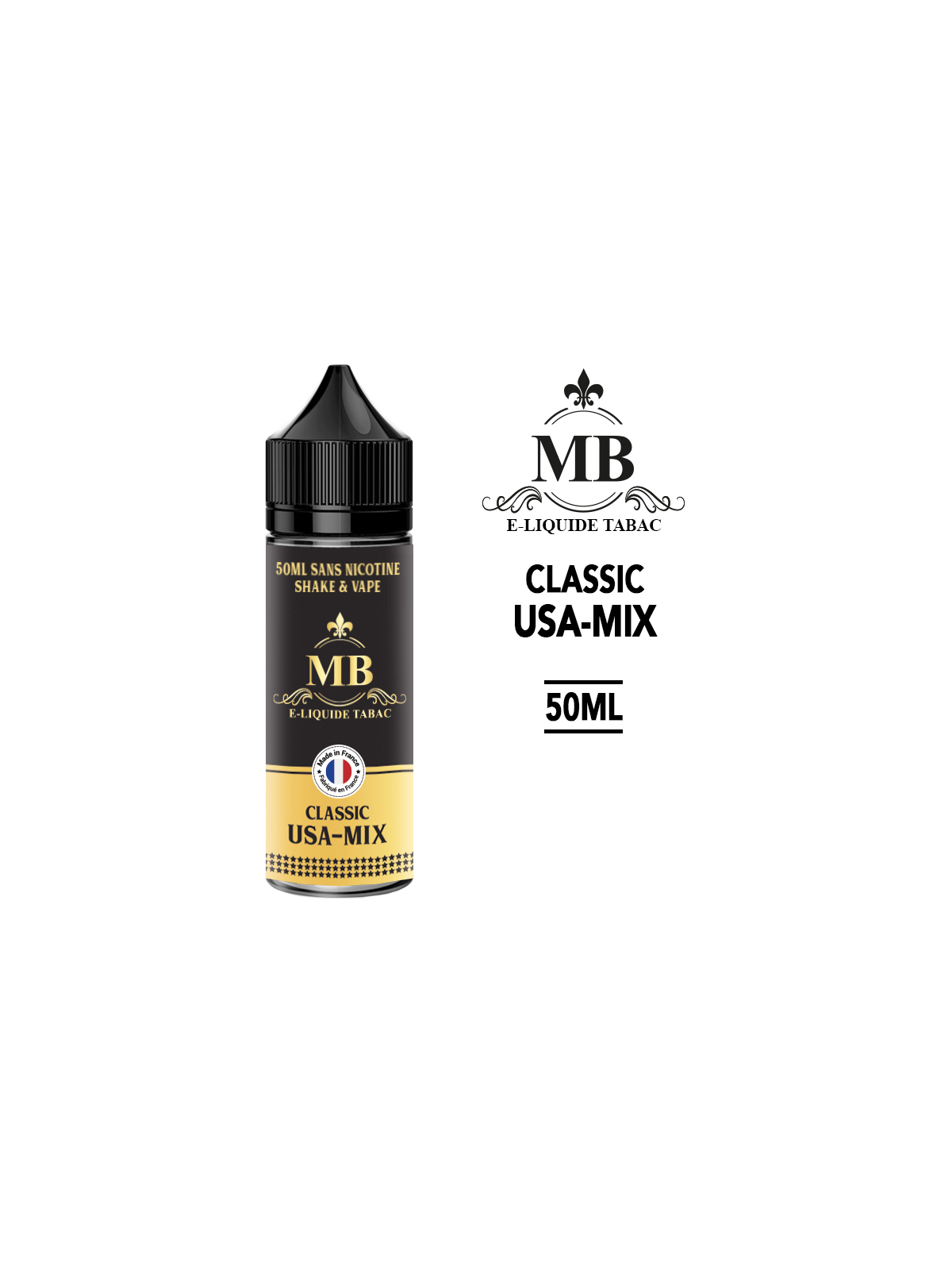 E-Liquide TABAC USA-MIX 50 ml MB