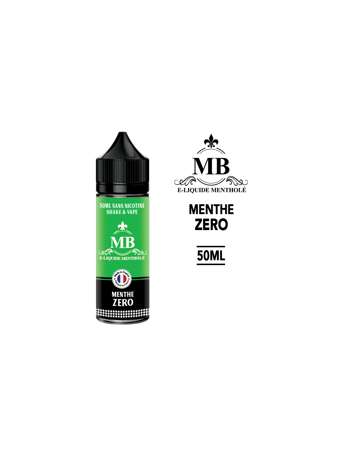 E-Liquide MENTHE ZERO 50 ml MB