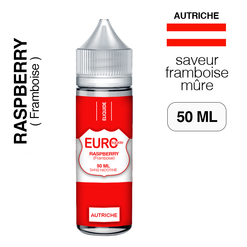 E liquide Framboise 50 ml EUROLIQUIDE AUTRICHE