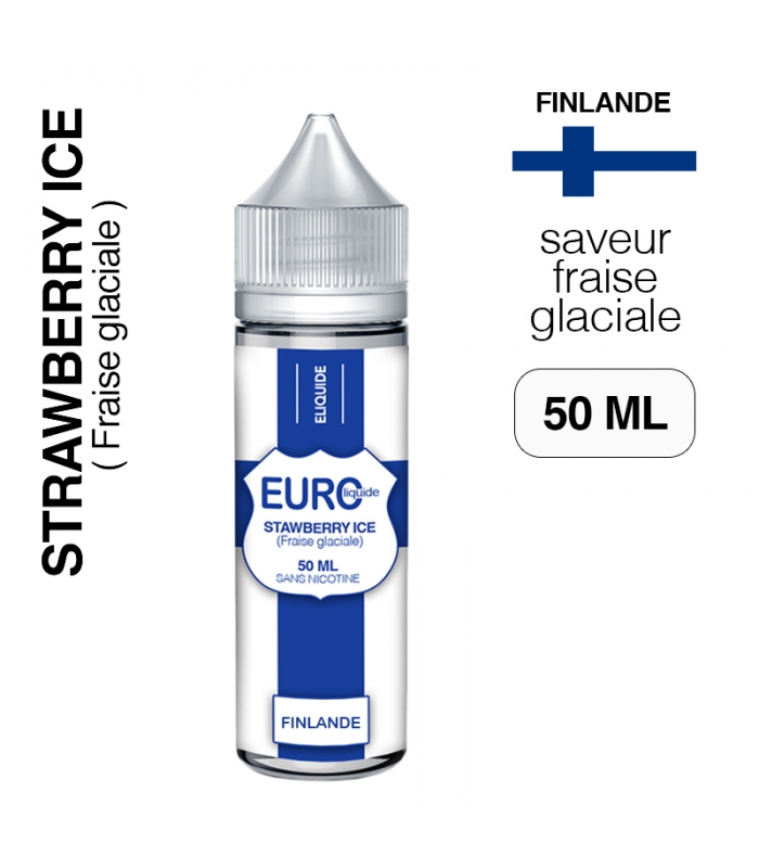 E liquide Fraise glaciale 50 ml EUROLIQUIDE FINLANDE