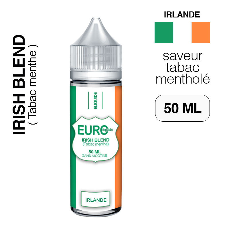 E liquide Tabac menthe 50 ml EUROLIQUIDE IRLANDE