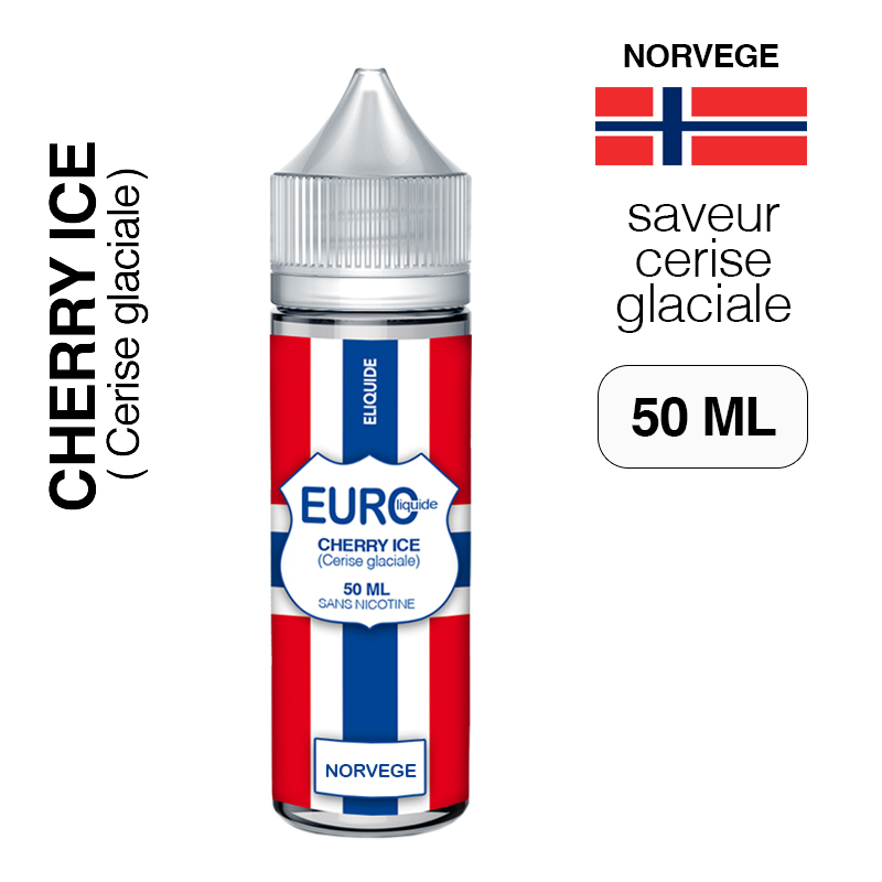 E liquide Cerise glaciale 50 ml EUROLIQUIDE NORVEGE