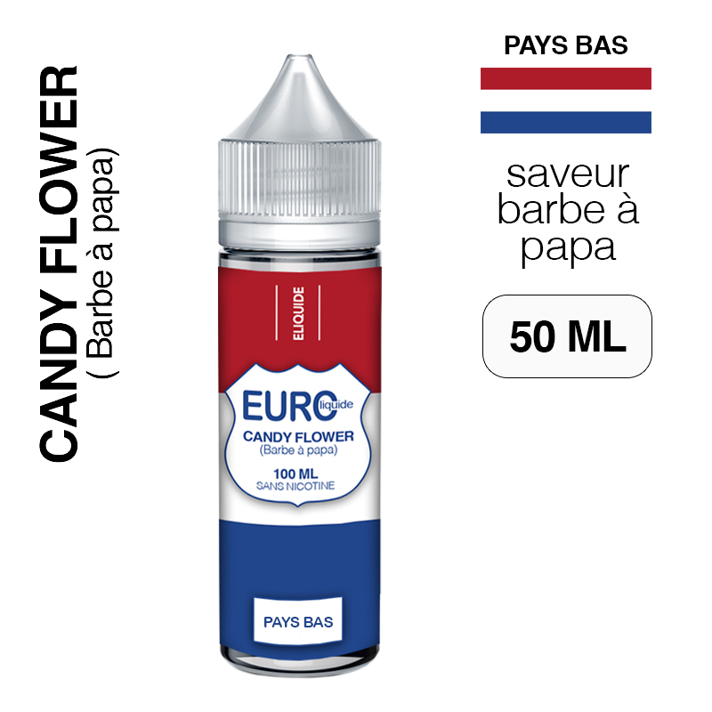 E liquide Barbe à Papa 50 ml EUROLIQUIDE PAYS-BAS