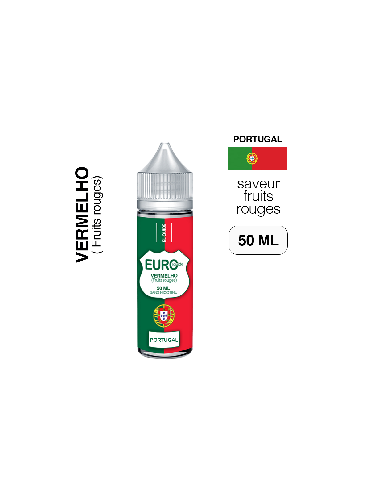 E-liquide Fruits rouges 50 ml EUROLIQUIDE PORTUGAL