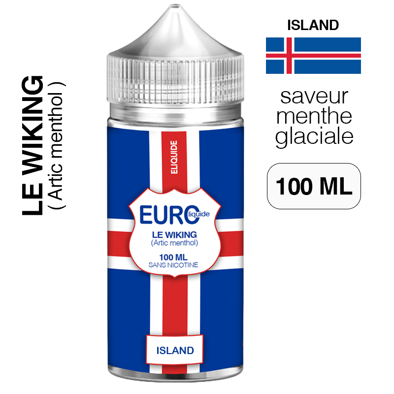 E liquide Artic Menthol 100 ml EUROLIQUIDE ISLAND