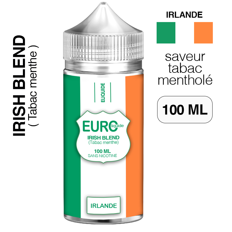 E liquide Tabac menthe 100 ml EUROLIQUIDE IRLANDE