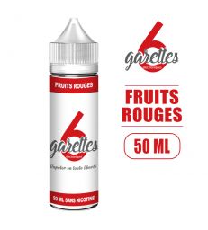 E liquide FRUITS ROUGES 50ML 6Garettes