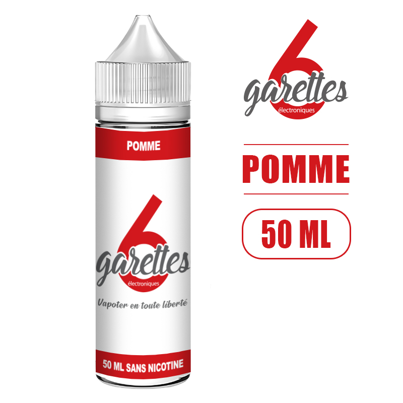 E liquide POMME 50ML 6Garettes