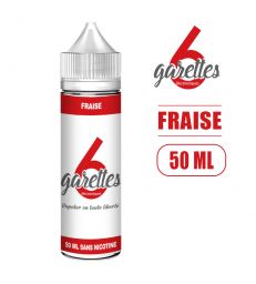 Eliquide FRAISE 50ML 6Garettes