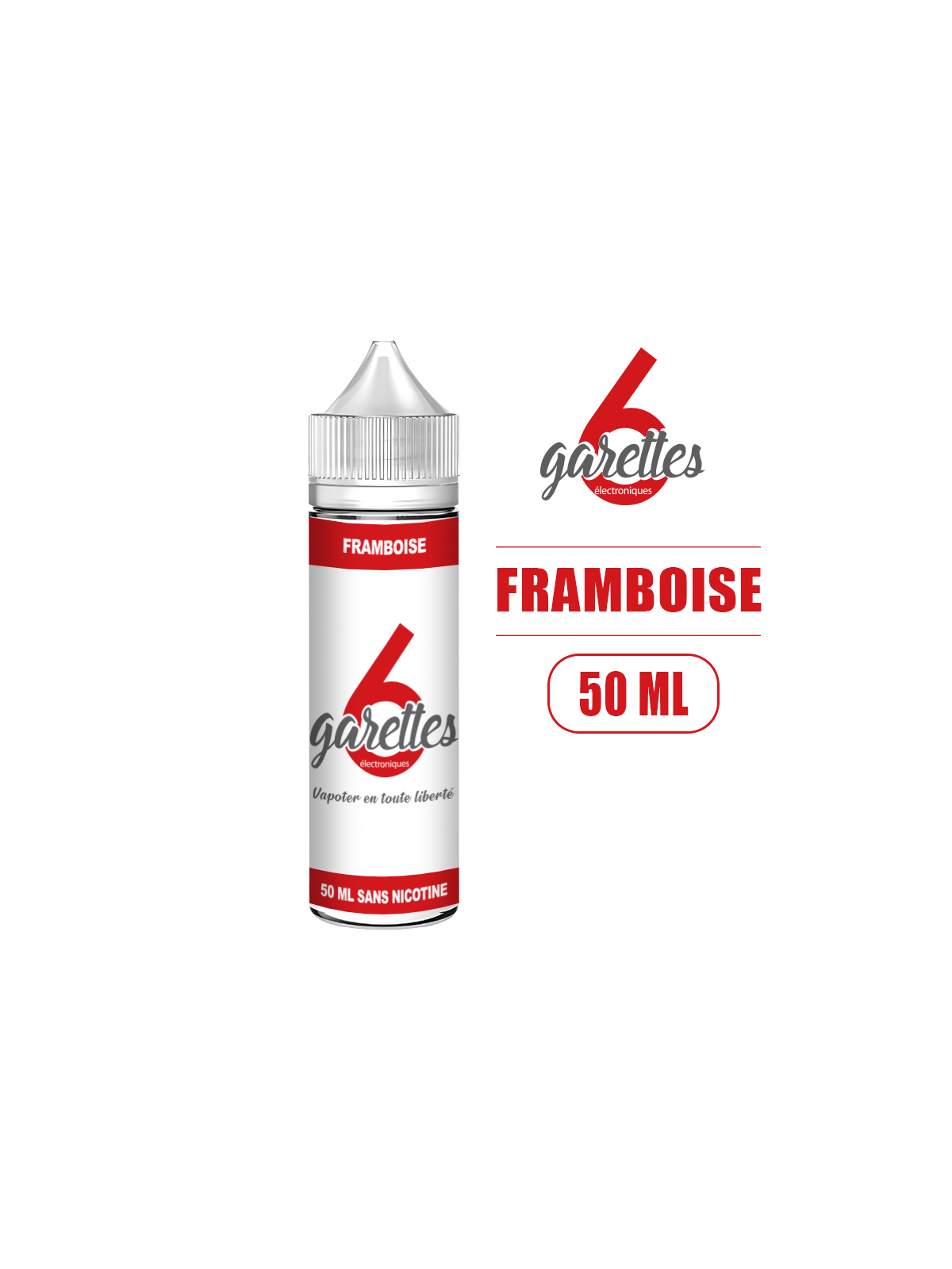 FRAMBOISE 50 ml + Booster de Nicotine Menthol