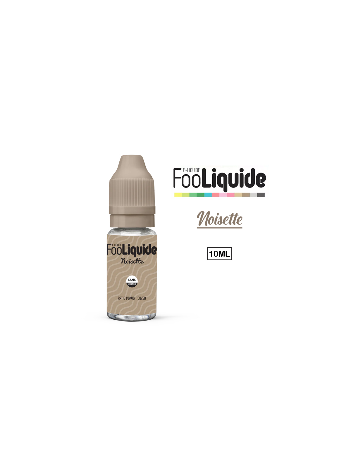 E-Liquide NOISETTE 10ml FOOLIQUIDE