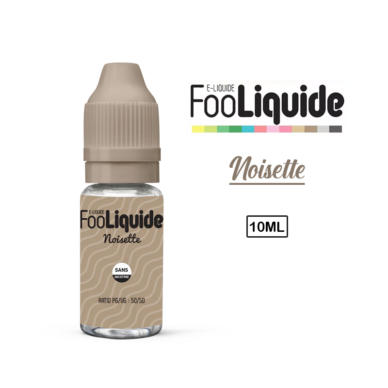 E-Liquide NOISETTE 10ml FOOLIQUIDE
