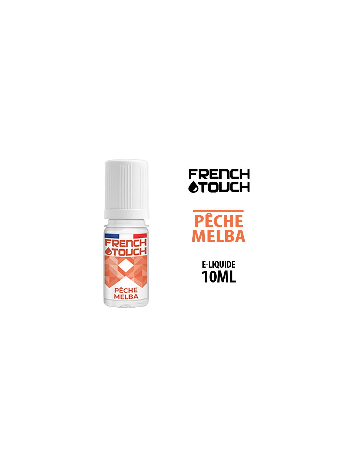 E LIQUIDE PÊCHE MELBA FRENCH TOUCH 10 ml