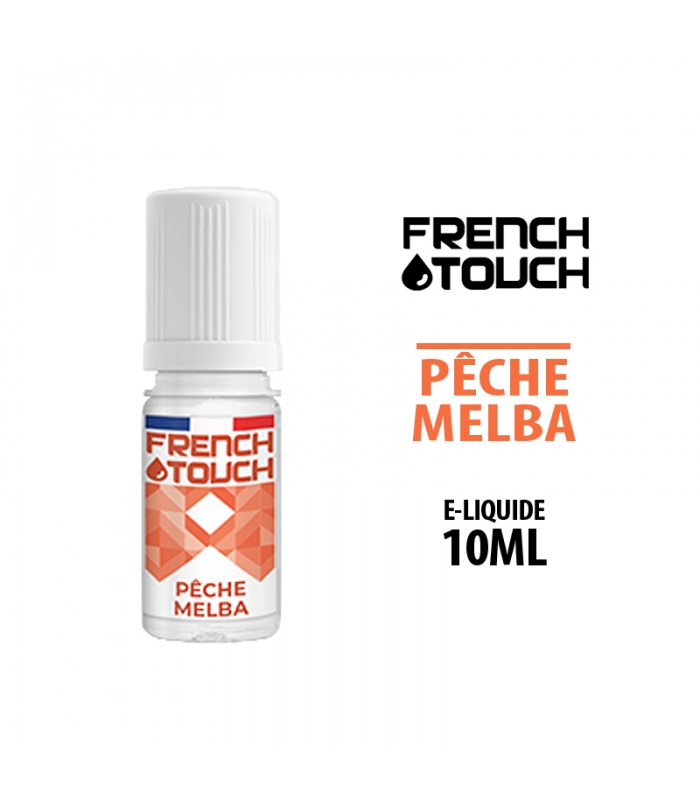 E LIQUIDE PÊCHE MELBA FRENCH TOUCH 10 ml